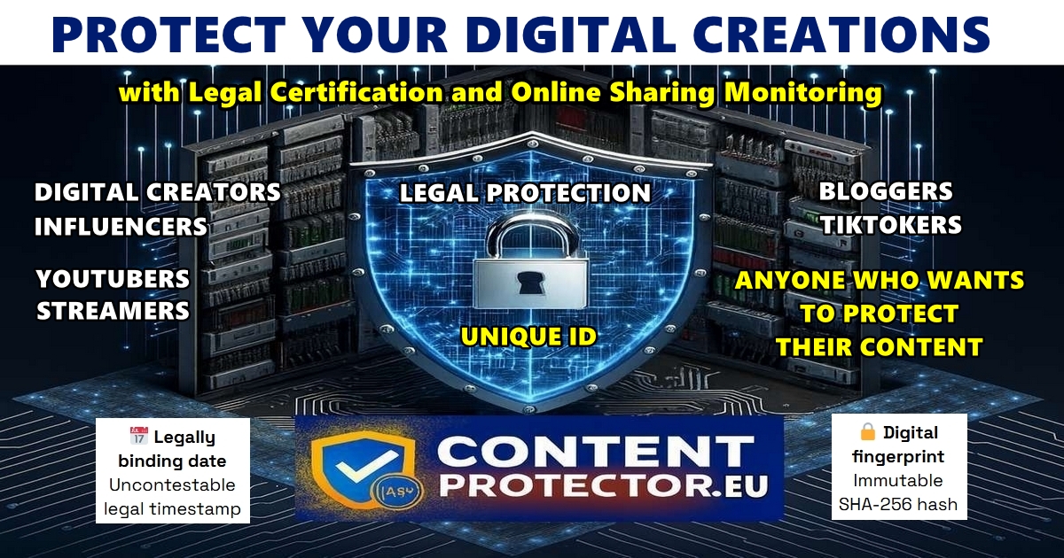 protect your content with legal value