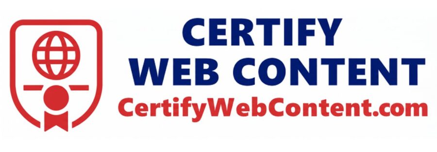 certify web content: international certification service