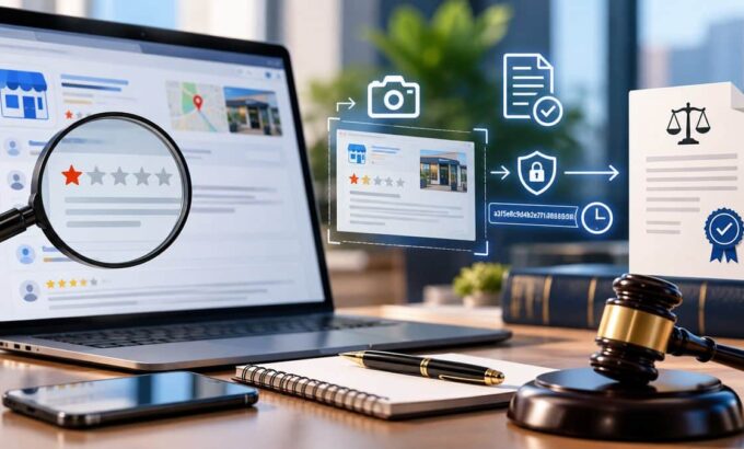 Before You Report or Remove a Fake Online Review: How to Preserve Digital Evidence